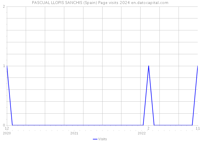 PASCUAL LLOPIS SANCHIS (Spain) Page visits 2024 