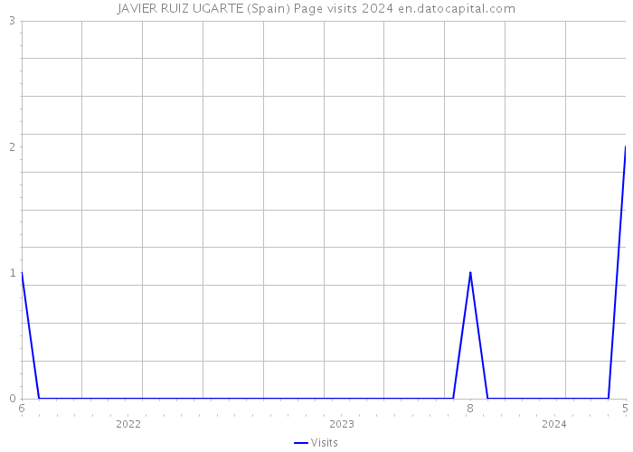 JAVIER RUIZ UGARTE (Spain) Page visits 2024 