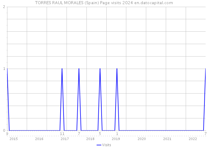 TORRES RAUL MORALES (Spain) Page visits 2024 