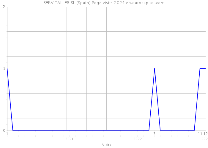 SERVITALLER SL (Spain) Page visits 2024 