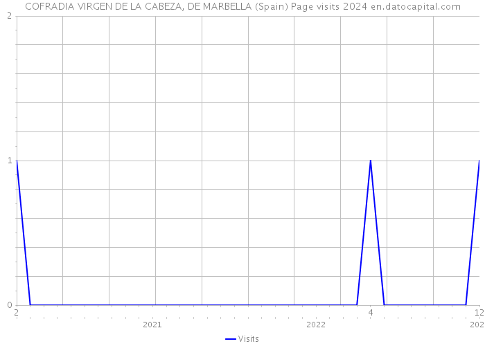 COFRADIA VIRGEN DE LA CABEZA, DE MARBELLA (Spain) Page visits 2024 
