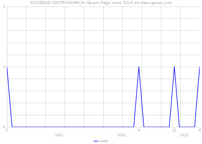 SOCIEDAD GASTRONOMICA (Spain) Page visits 2024 