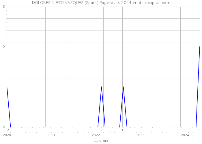 DOLORES NIETO VAZQUEZ (Spain) Page visits 2024 