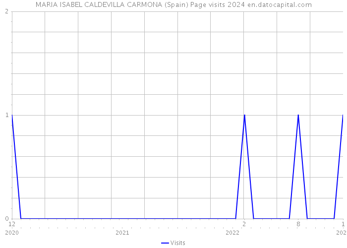 MARIA ISABEL CALDEVILLA CARMONA (Spain) Page visits 2024 