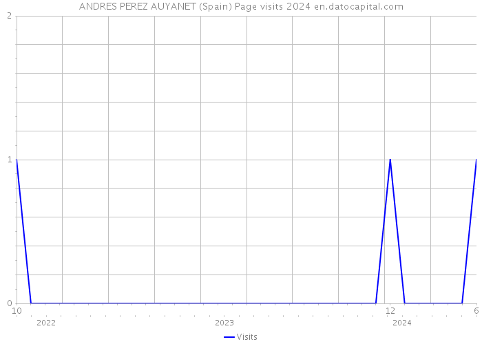 ANDRES PEREZ AUYANET (Spain) Page visits 2024 