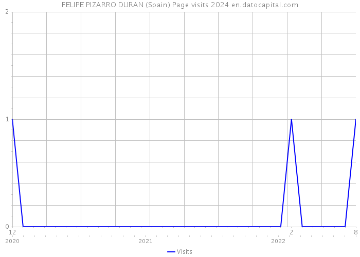 FELIPE PIZARRO DURAN (Spain) Page visits 2024 