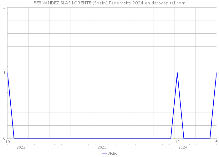 FERNANDEZ BLAS LORENTE (Spain) Page visits 2024 