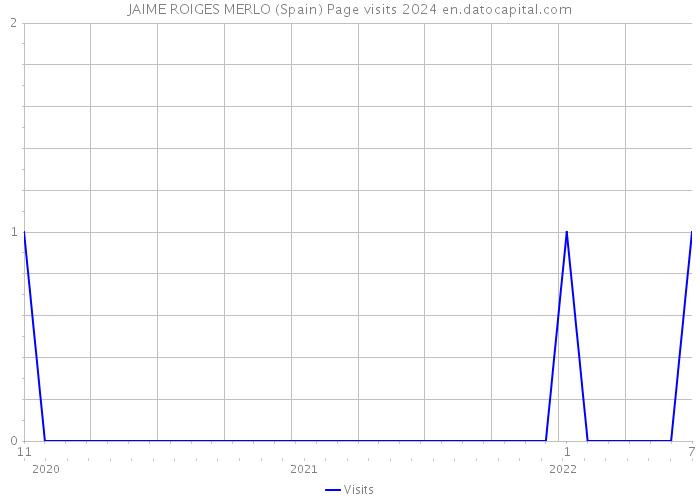 JAIME ROIGES MERLO (Spain) Page visits 2024 