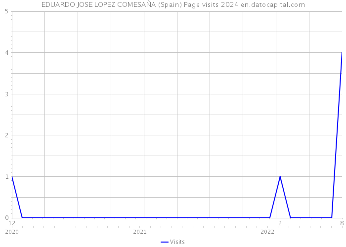 EDUARDO JOSE LOPEZ COMESAÑA (Spain) Page visits 2024 