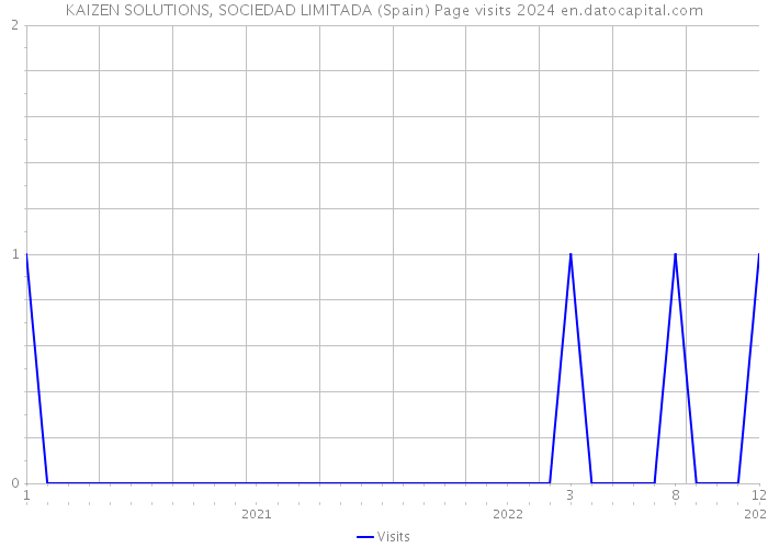 KAIZEN SOLUTIONS, SOCIEDAD LIMITADA (Spain) Page visits 2024 