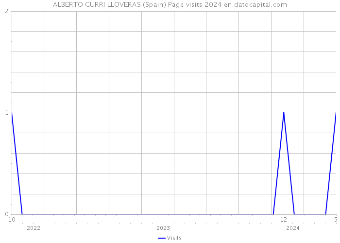 ALBERTO GURRI LLOVERAS (Spain) Page visits 2024 