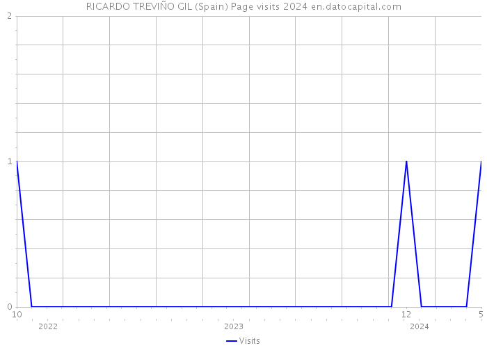 RICARDO TREVIÑO GIL (Spain) Page visits 2024 