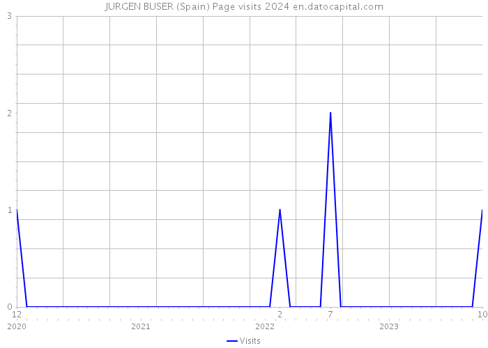 JURGEN BUSER (Spain) Page visits 2024 