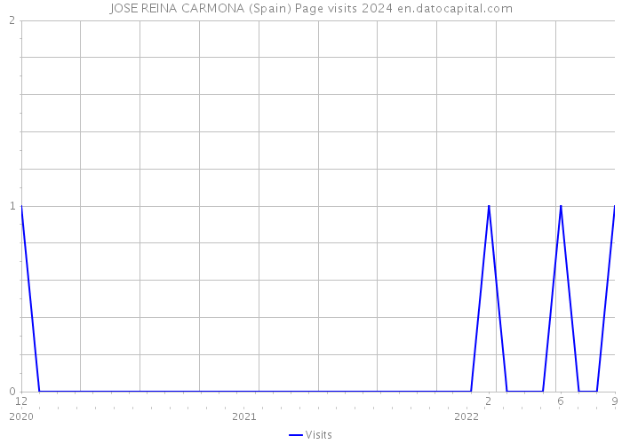 JOSE REINA CARMONA (Spain) Page visits 2024 