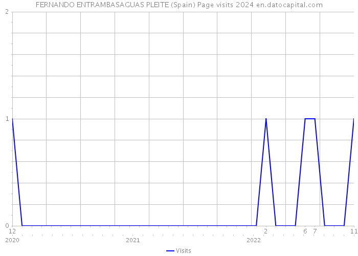 FERNANDO ENTRAMBASAGUAS PLEITE (Spain) Page visits 2024 