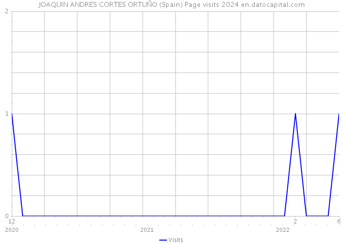 JOAQUIN ANDRES CORTES ORTUÑO (Spain) Page visits 2024 