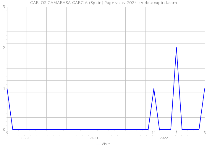 CARLOS CAMARASA GARCIA (Spain) Page visits 2024 
