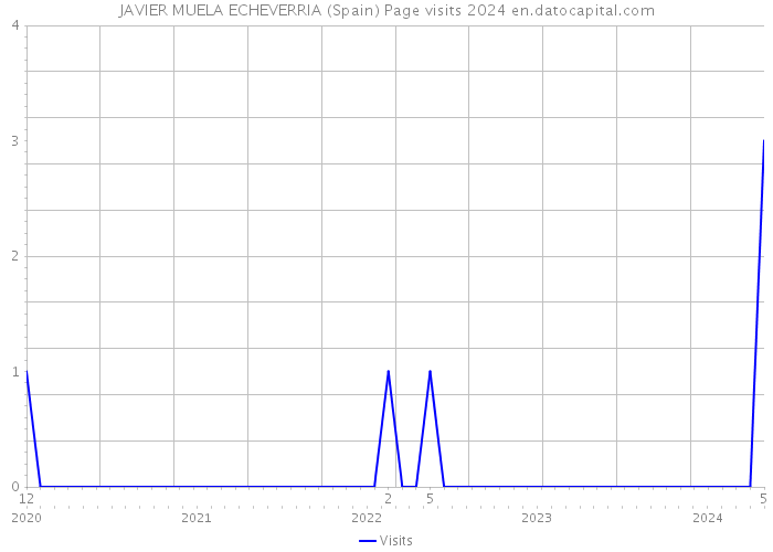 JAVIER MUELA ECHEVERRIA (Spain) Page visits 2024 