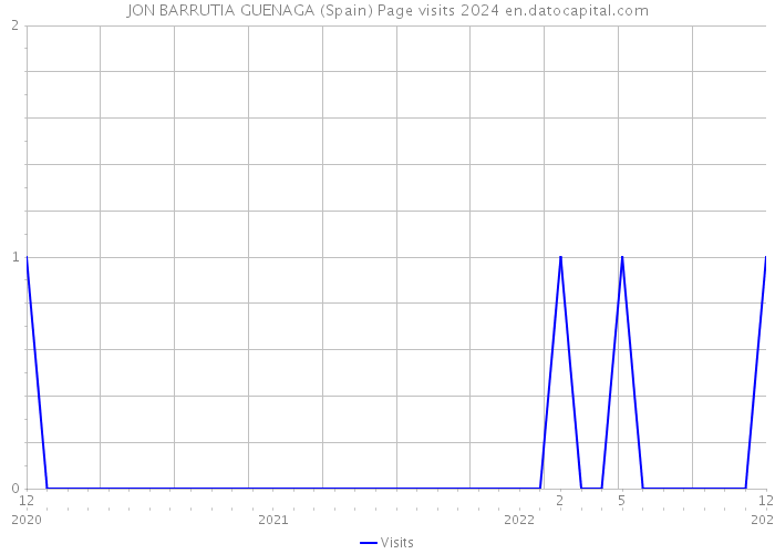 JON BARRUTIA GUENAGA (Spain) Page visits 2024 