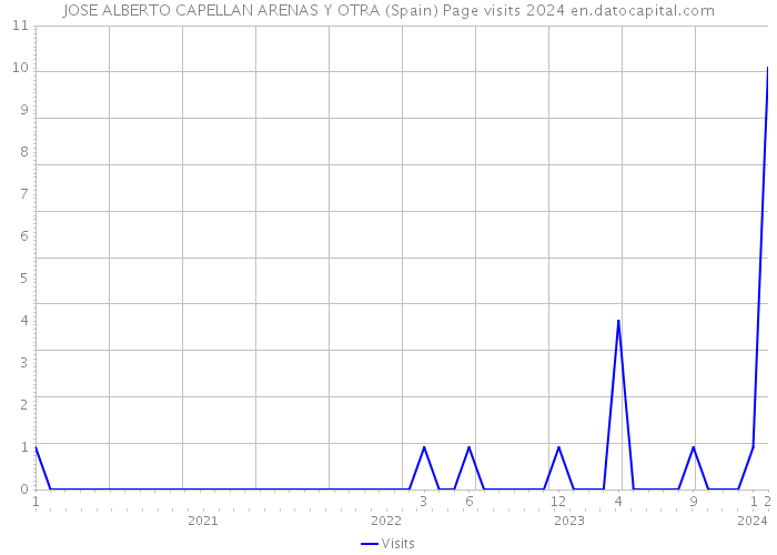 JOSE ALBERTO CAPELLAN ARENAS Y OTRA (Spain) Page visits 2024 