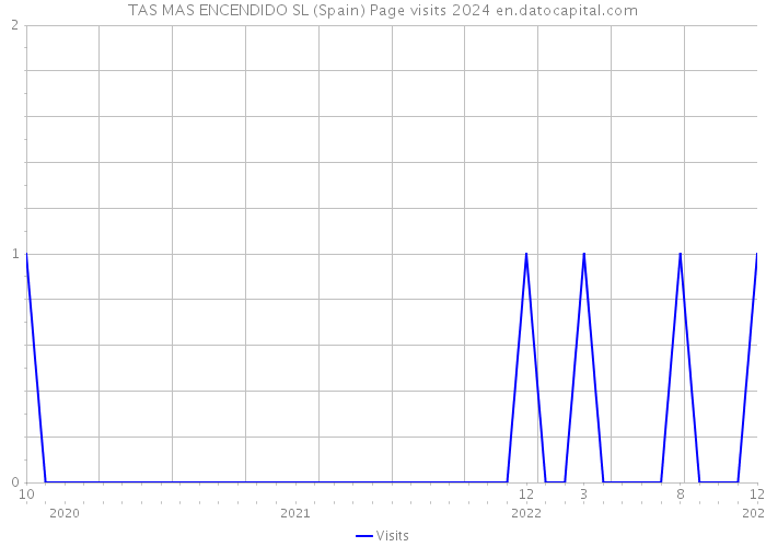 TAS MAS ENCENDIDO SL (Spain) Page visits 2024 