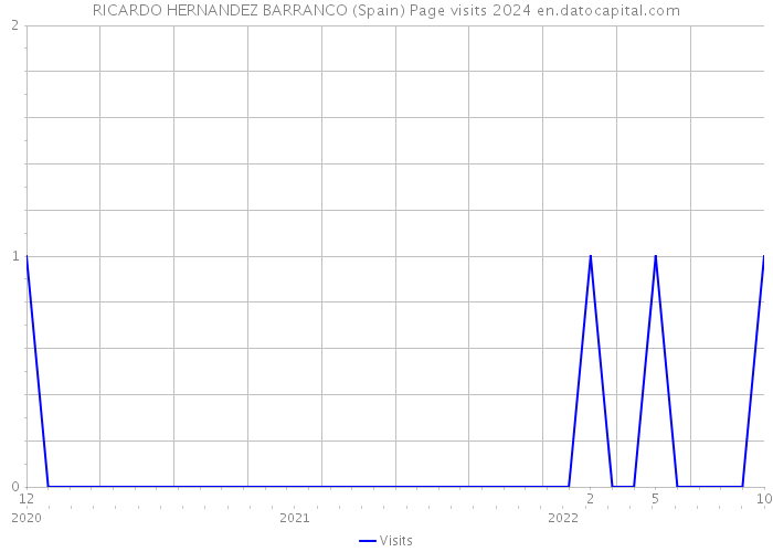 RICARDO HERNANDEZ BARRANCO (Spain) Page visits 2024 