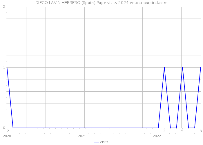 DIEGO LAVIN HERRERO (Spain) Page visits 2024 