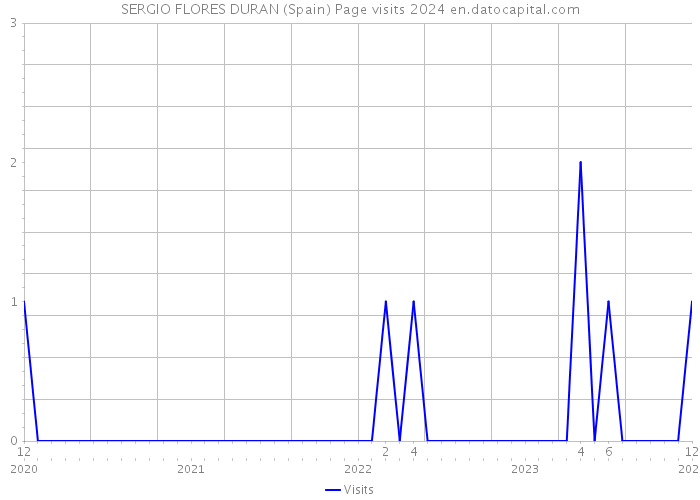 SERGIO FLORES DURAN (Spain) Page visits 2024 
