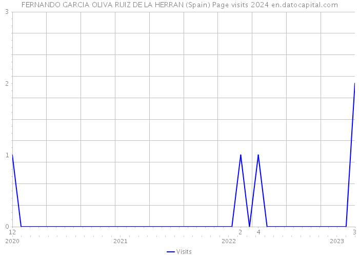 FERNANDO GARCIA OLIVA RUIZ DE LA HERRAN (Spain) Page visits 2024 