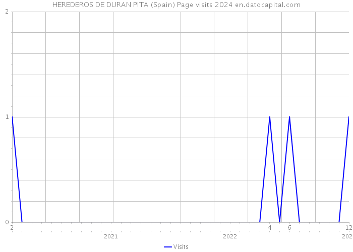 HEREDEROS DE DURAN PITA (Spain) Page visits 2024 