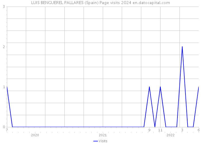 LUIS BENGUEREL PALLARES (Spain) Page visits 2024 