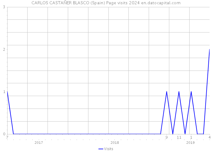 CARLOS CASTAÑER BLASCO (Spain) Page visits 2024 