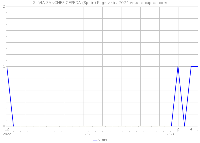 SILVIA SANCHEZ CEPEDA (Spain) Page visits 2024 