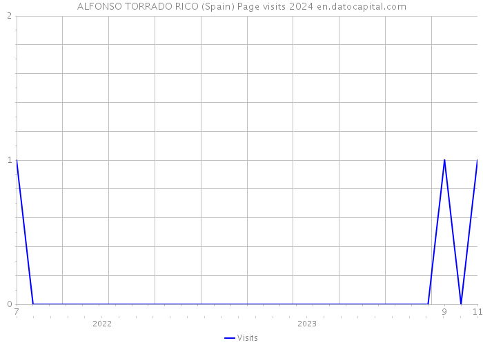 ALFONSO TORRADO RICO (Spain) Page visits 2024 