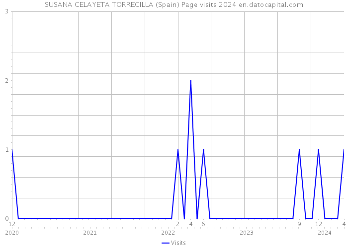 SUSANA CELAYETA TORRECILLA (Spain) Page visits 2024 