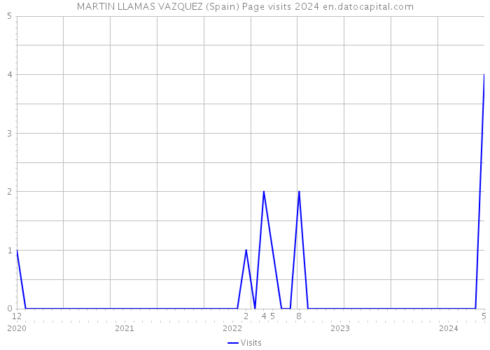 MARTIN LLAMAS VAZQUEZ (Spain) Page visits 2024 