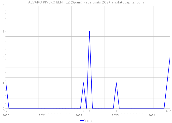 ALVARO RIVERO BENITEZ (Spain) Page visits 2024 