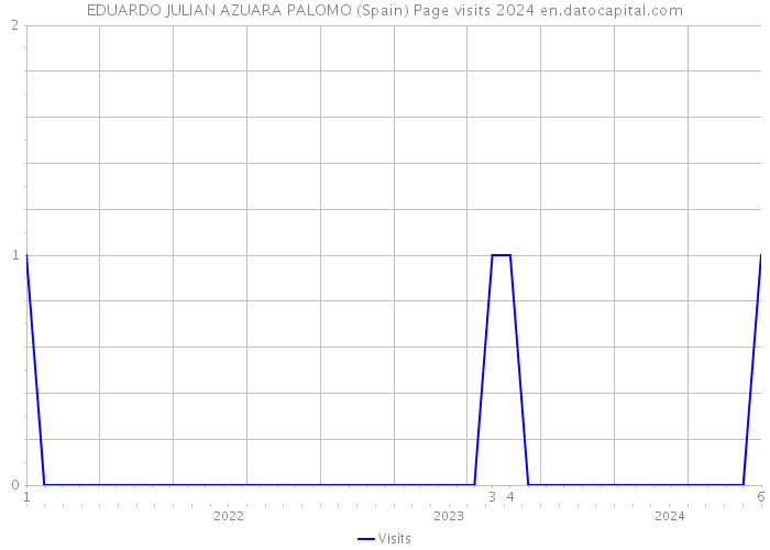 EDUARDO JULIAN AZUARA PALOMO (Spain) Page visits 2024 