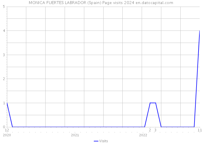 MONICA FUERTES LABRADOR (Spain) Page visits 2024 