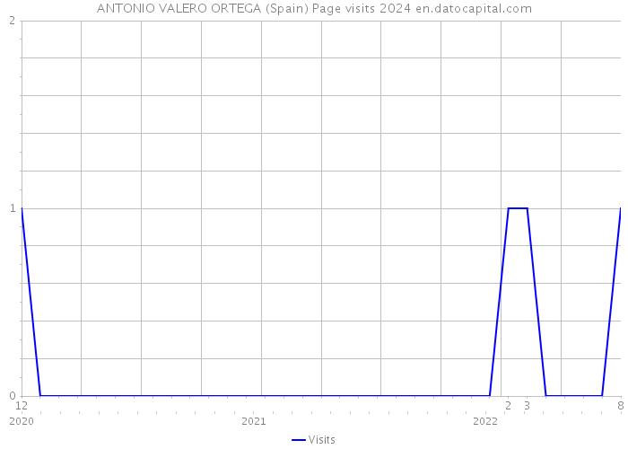 ANTONIO VALERO ORTEGA (Spain) Page visits 2024 