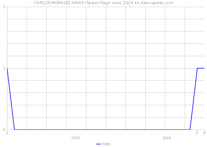CARLOS MORALES ARIAS (Spain) Page visits 2024 