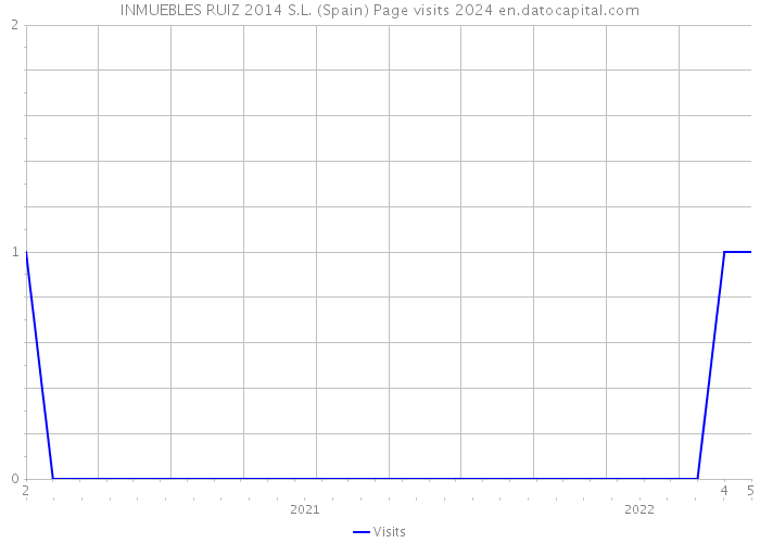 INMUEBLES RUIZ 2014 S.L. (Spain) Page visits 2024 