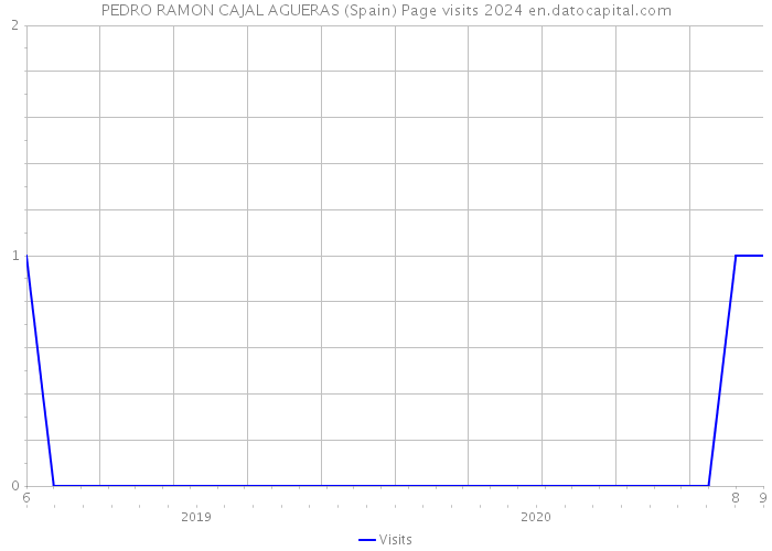 PEDRO RAMON CAJAL AGUERAS (Spain) Page visits 2024 