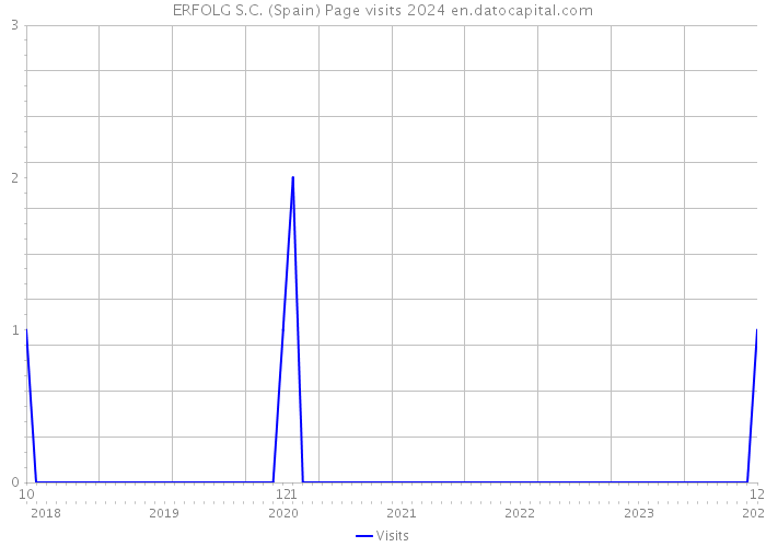 ERFOLG S.C. (Spain) Page visits 2024 