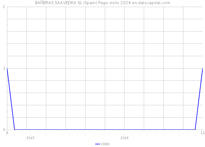 BAÑERAS SAAVEDRA SL (Spain) Page visits 2024 