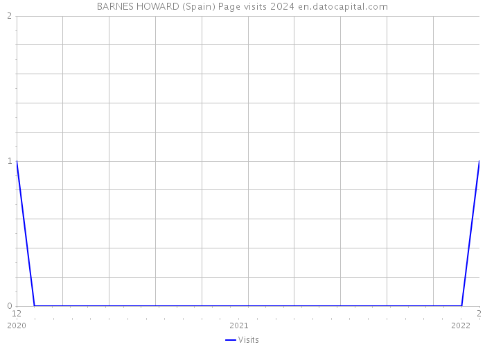 BARNES HOWARD (Spain) Page visits 2024 