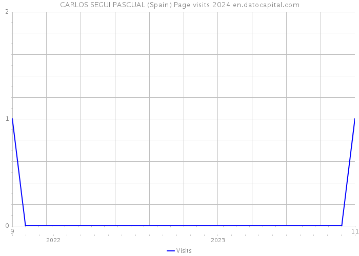 CARLOS SEGUI PASCUAL (Spain) Page visits 2024 