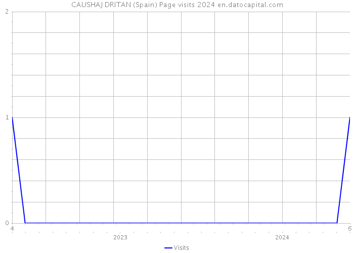 CAUSHAJ DRITAN (Spain) Page visits 2024 