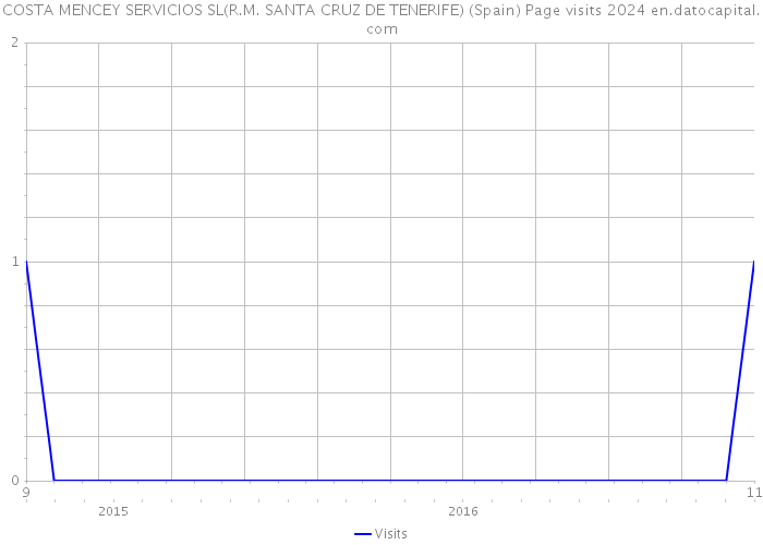 COSTA MENCEY SERVICIOS SL(R.M. SANTA CRUZ DE TENERIFE) (Spain) Page visits 2024 