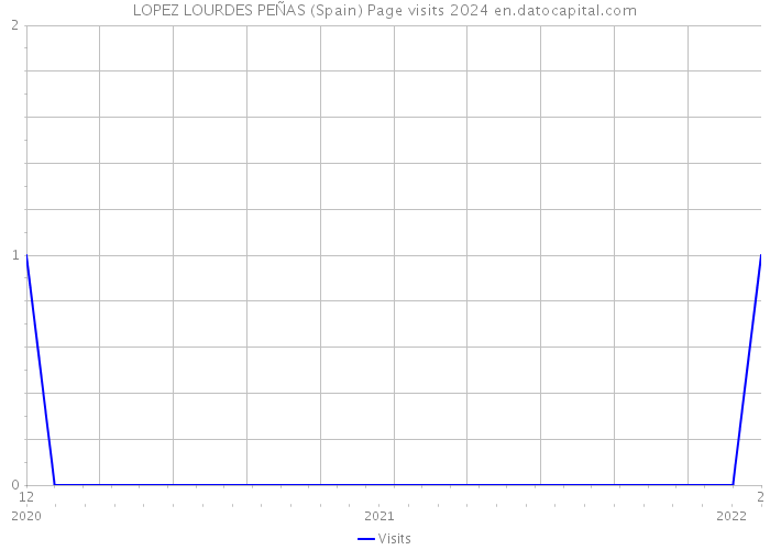 LOPEZ LOURDES PEÑAS (Spain) Page visits 2024 